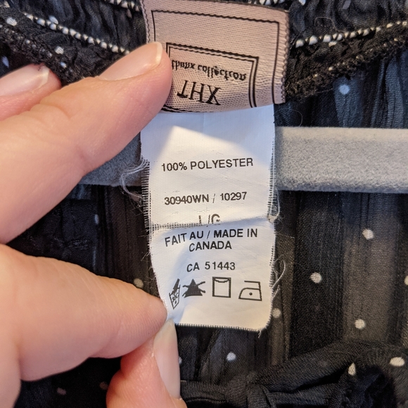 Sheer polka dot peasant blouse - Picture 5 of 6